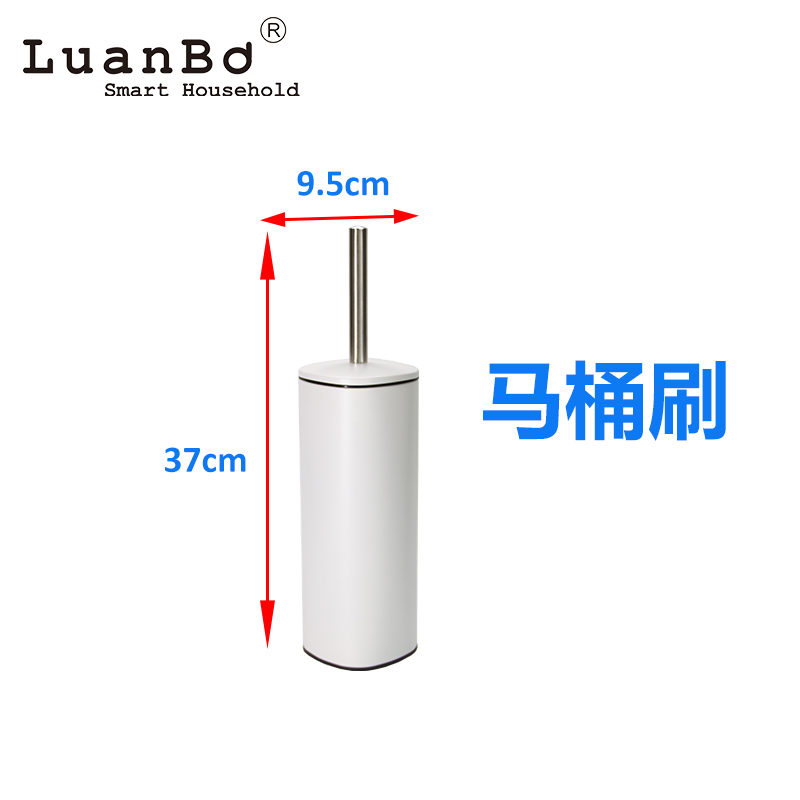 Cubo de basura con pedal que ahorra espacio y cierre suave con juego de escobilla para baño