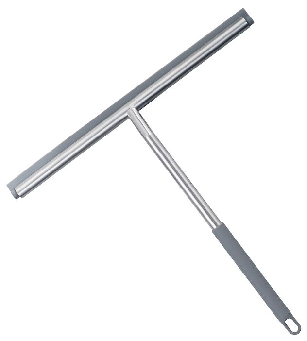 Limpiaparabrisas de vidrio de ventana negra con 3M adhesivo Sobresco de ducha con mango de silicona