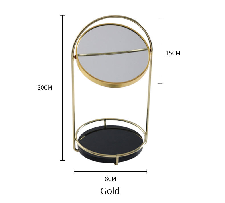 Modelos populares Mirror cosmético de lujo espejo cosmético cosmético espejo elegante