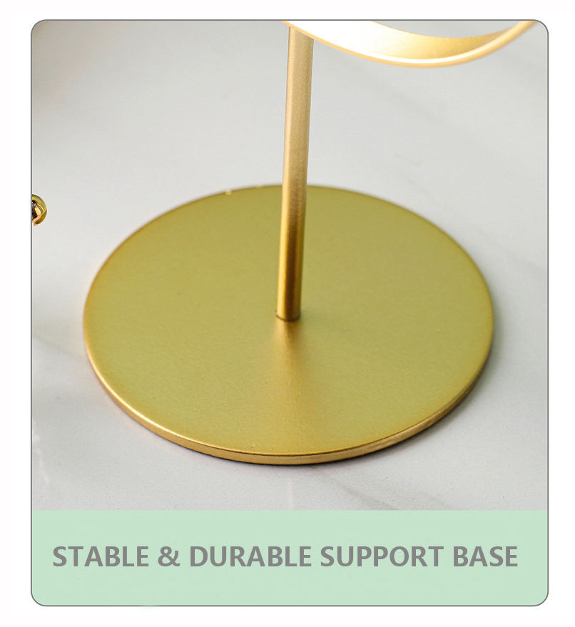 Modern de alta calidad Durable de baño Mirror cosmético en oro con recubrimiento de polvo de acero