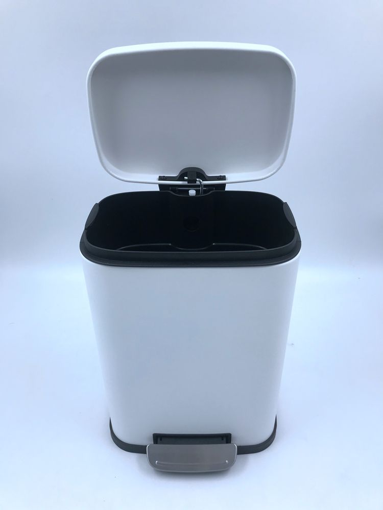 2024 ARRIVAS NUEVAS modelos populares Distbin de acero de cocina rectangular con tapa de basura inteligente