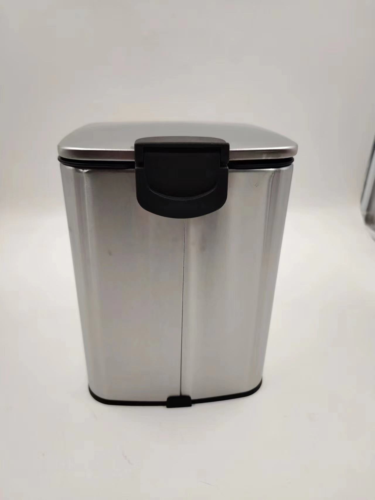 Desechos de desechos del hotel Bin Bin Kitchen Metal Square Trash