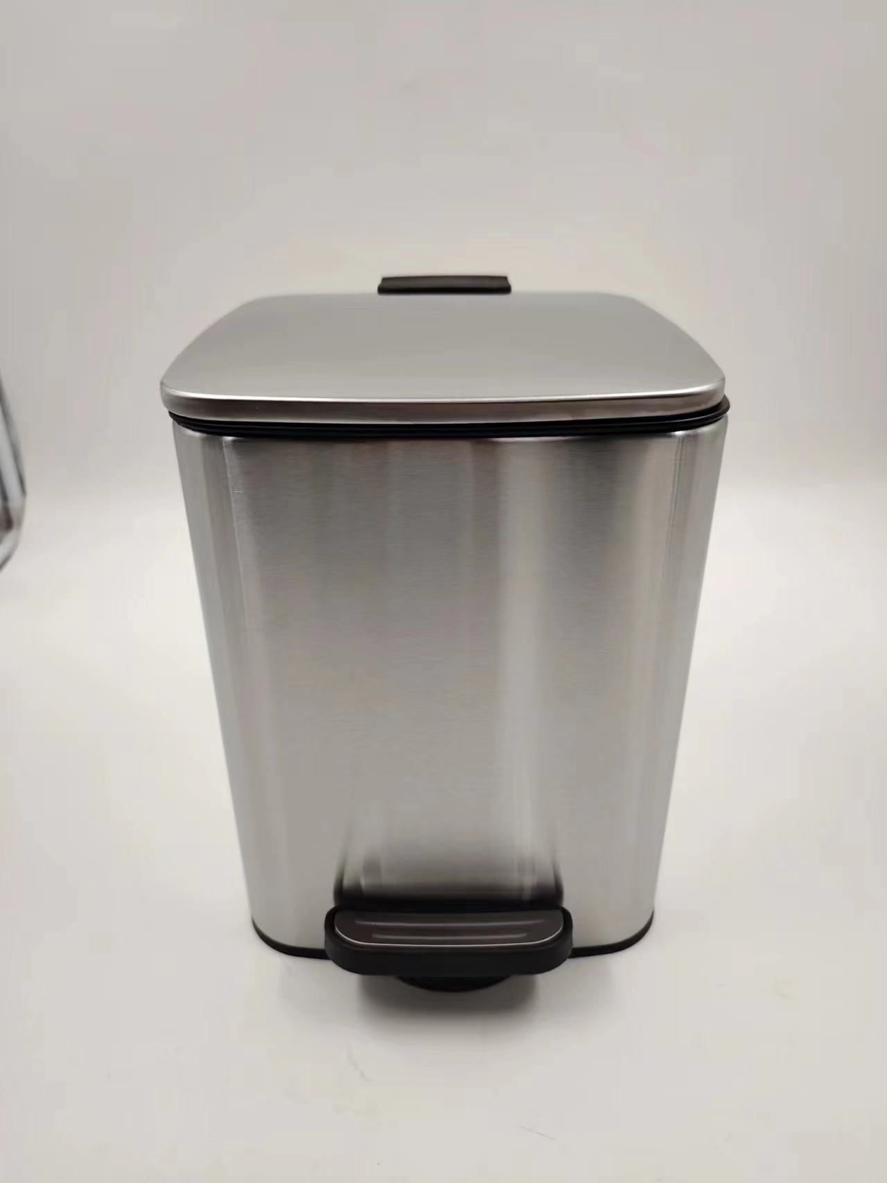 Desechos de desechos del hotel Bin Bin Kitchen Metal Rectangular Bash Cat