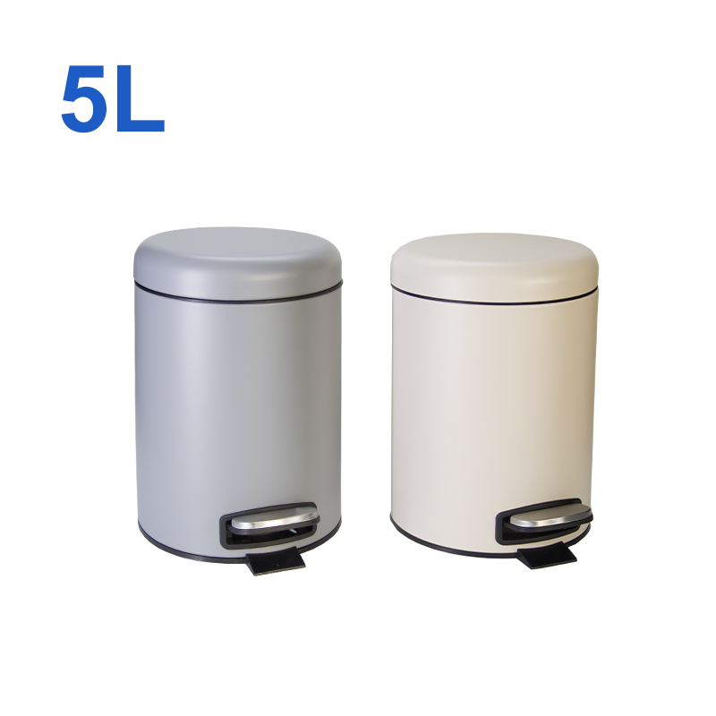 Compartimiento silencioso al por mayor del pedal del cierre suave 5L para el baño y el cuarto de baño