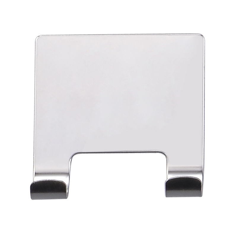 Acero inoxidable de gancho adhesivo negro 3m