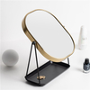 2024 Cosmético Mirror Magnificado Metal Metal Vanidad compacta de tocador Cosmética Mirror cosmético de doble cara espejo