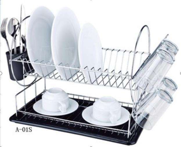 Estante de vender plato de fábrica estante de secado para platos sobre el fregadero de la rejilla de secado