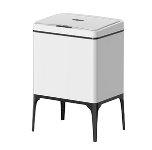 22L Sensor de piernas altas en la pierna Dustuble Soft Close Touthless Acero inoxidable Bin basura de basura automática Sensor de desechos de residuos Bin