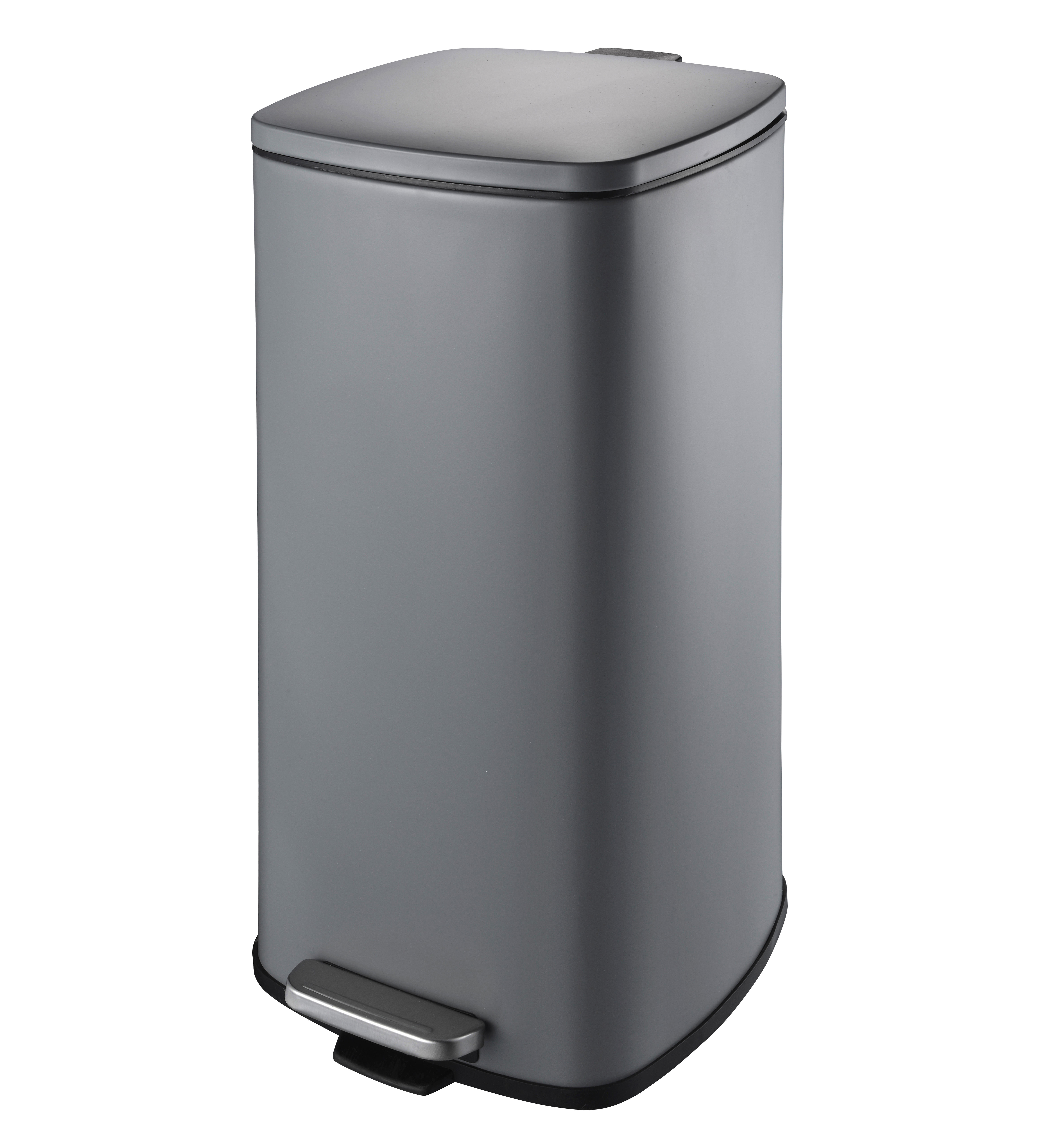 Pedal de pie cuadrado de acero inoxidable de acero inoxidable de acero de acero inoxidable de 30L