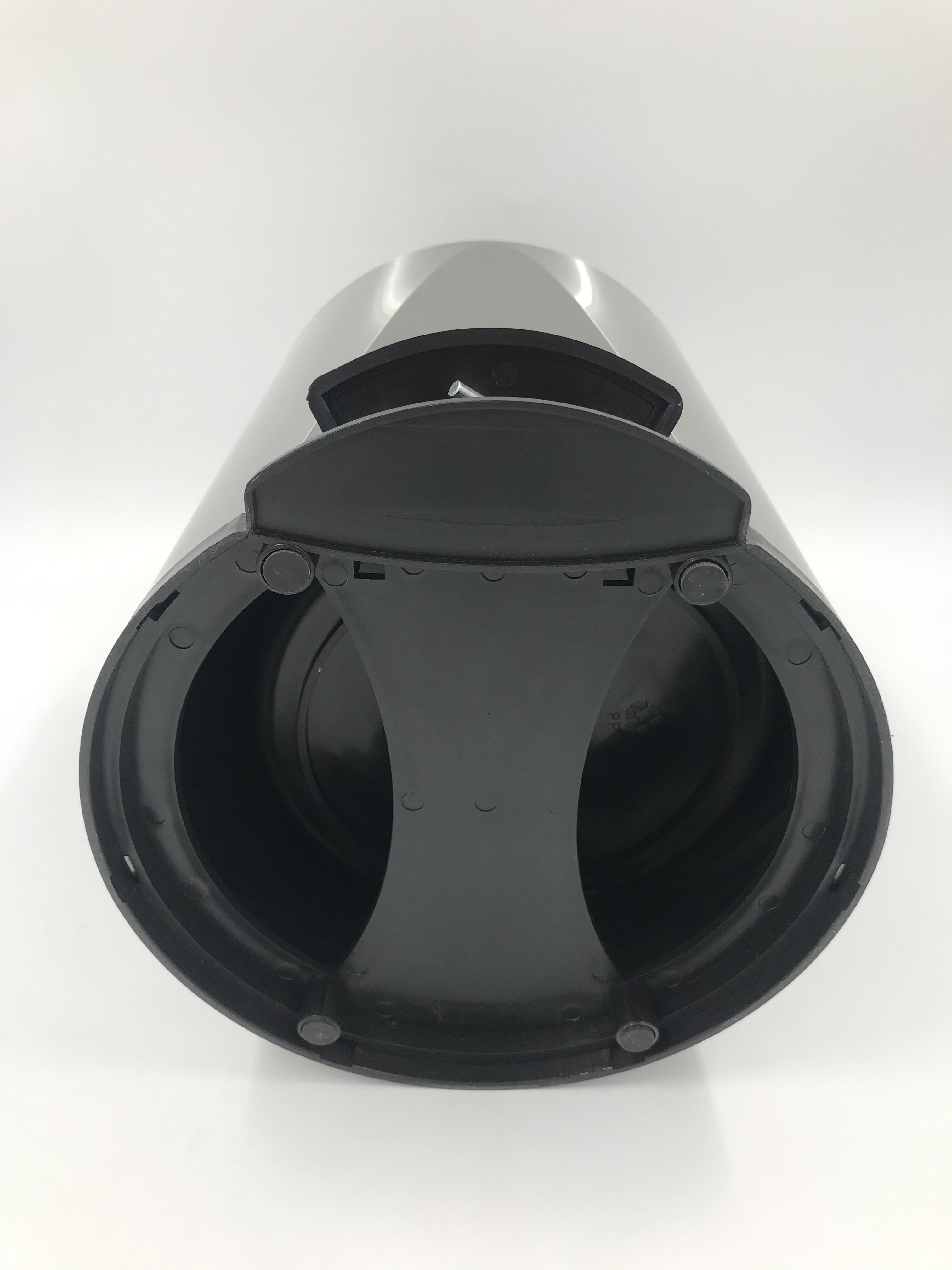 Especial elegante con tiburón de basura de basura de tiburón de polvo de basura con tiburón de metal