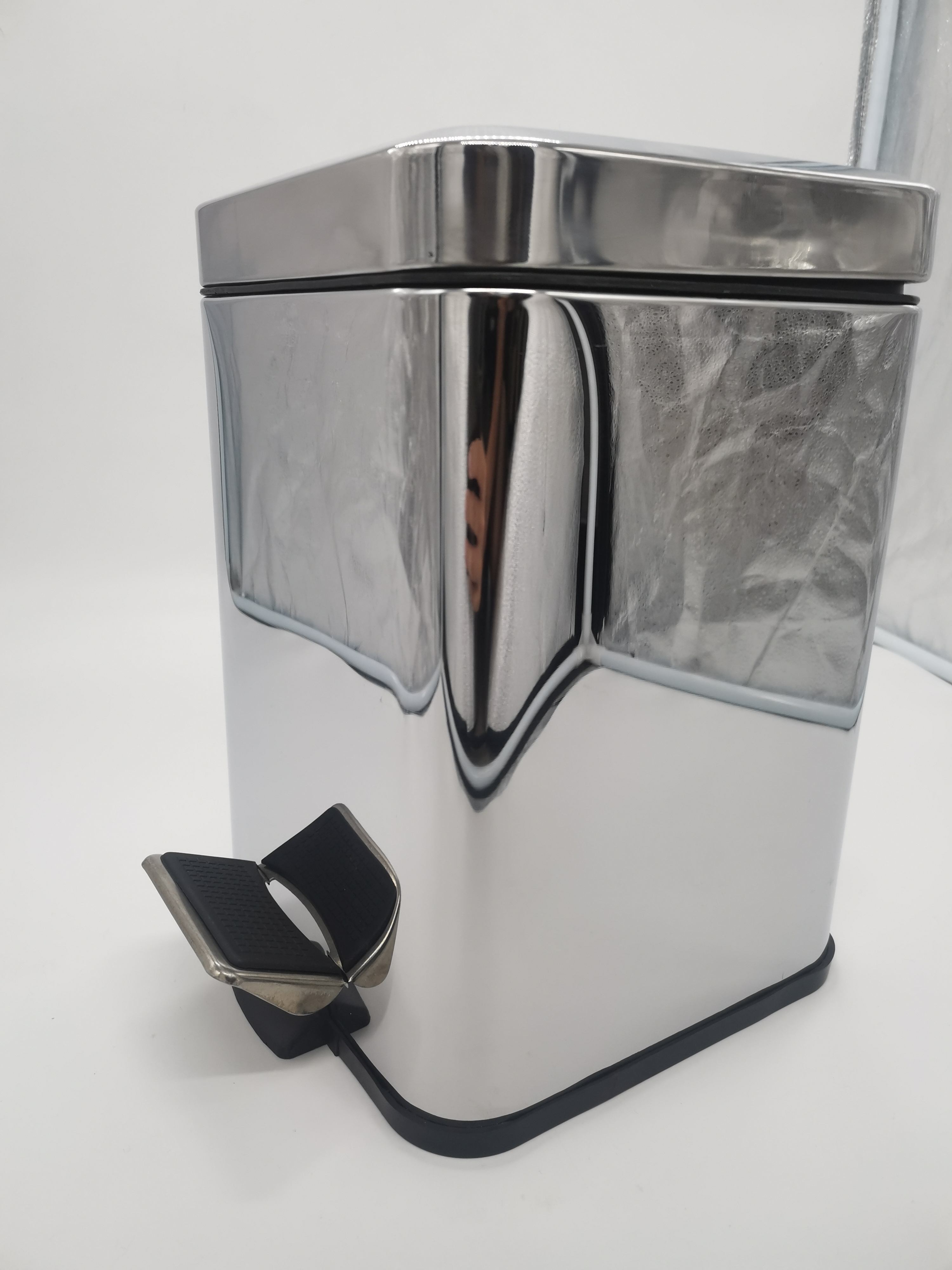 Hotel Waste Bin Kitchen Metal Square Trash CAN