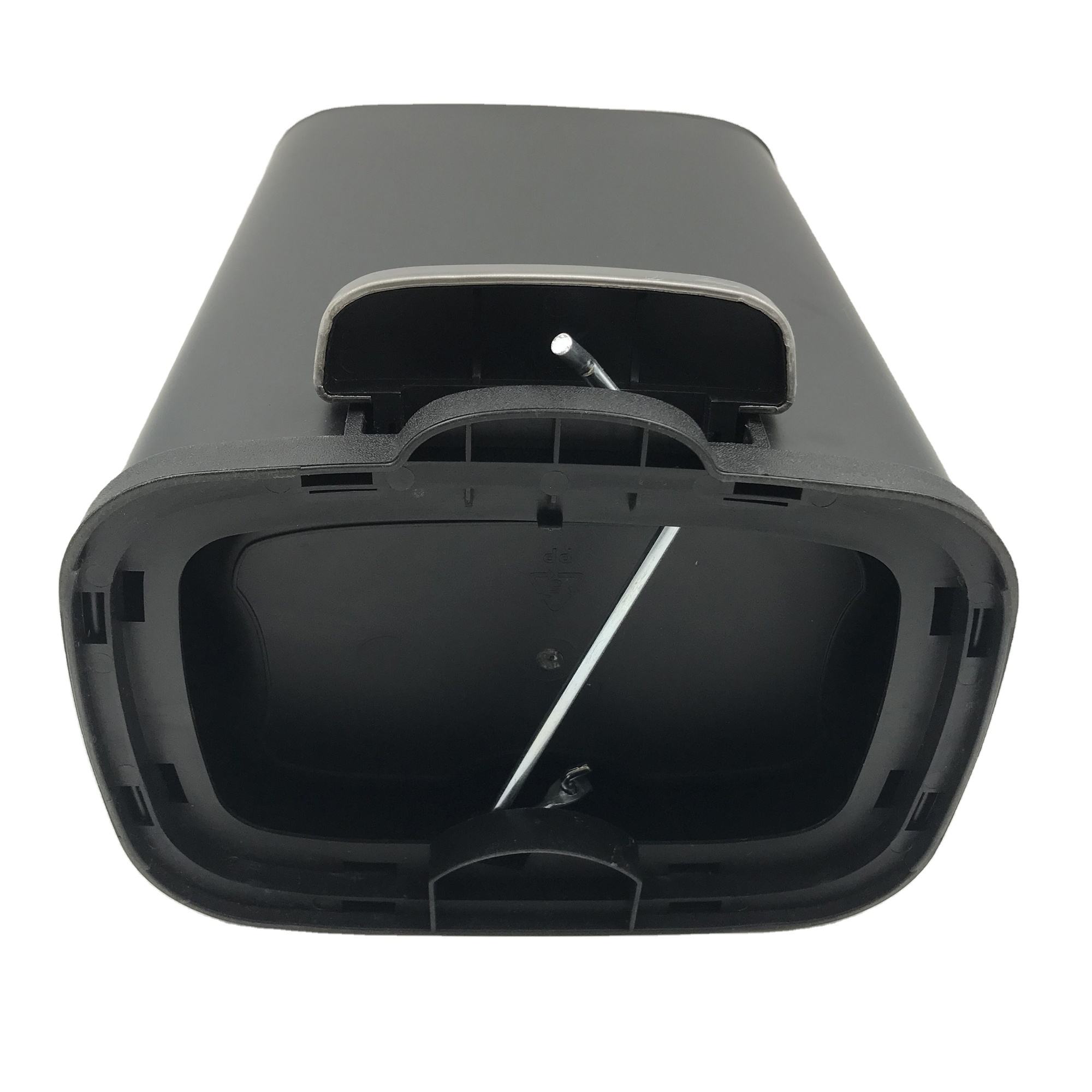 2024 Modelo popular Bamboo Lid Waste Bins Pedal de fábrica Direct Bin de acero inoxidable Bin puede pedalear Bin de desechos