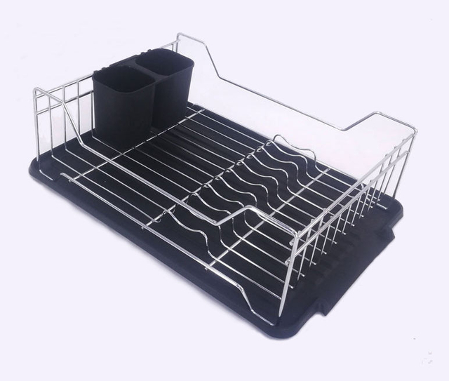 Estante de plato que se seca en la rejilla para platos soporte para el soporte de cocina estante de secado