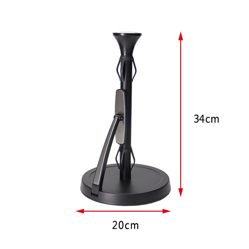 Toalla de papel de papel de acero negro de peso negro de peso pesado