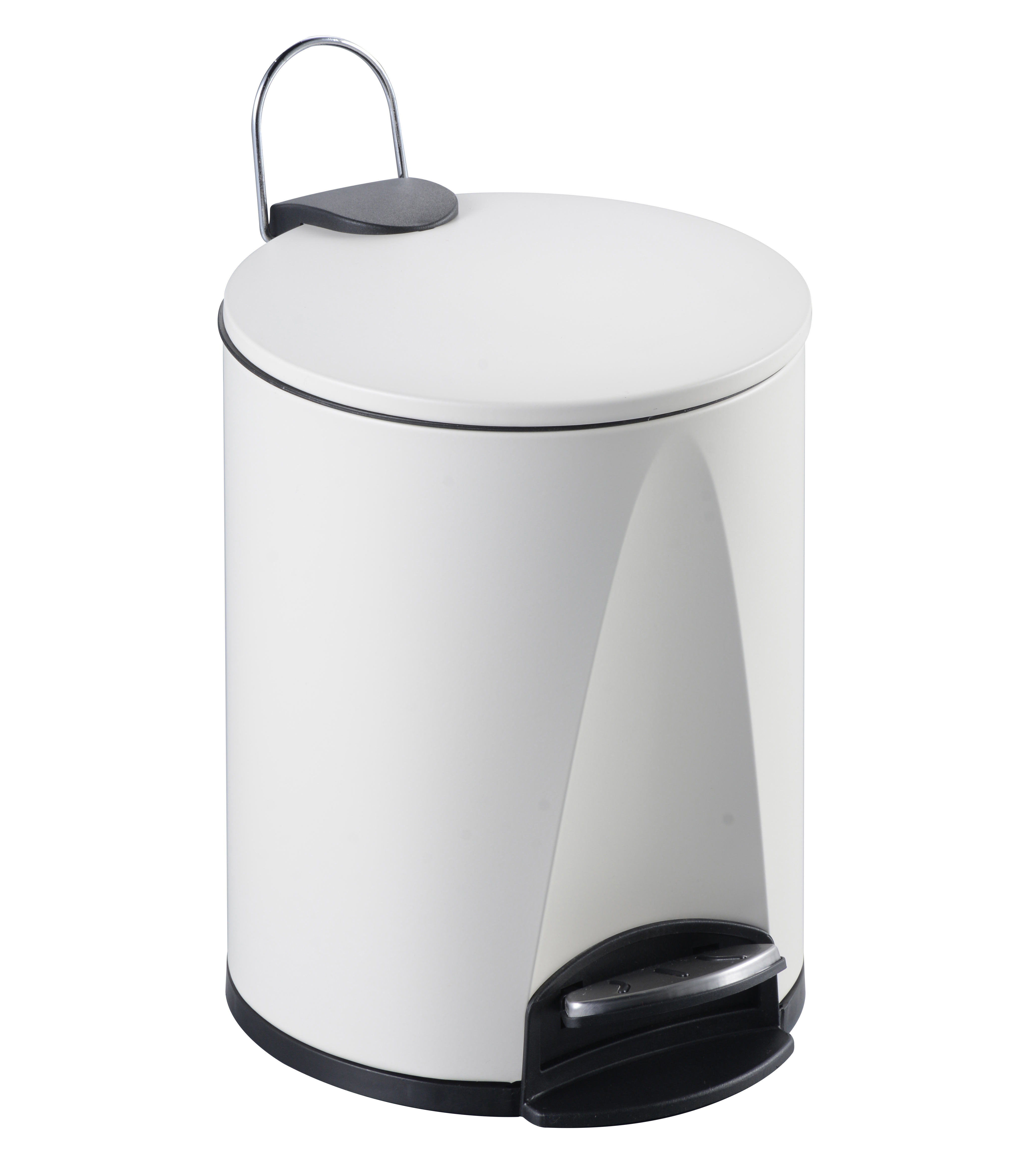 Accesorios de baño 5L Pedal contenedor de basura del lata de reciclaje de interior para reciclaje de reciclaje para el hogar