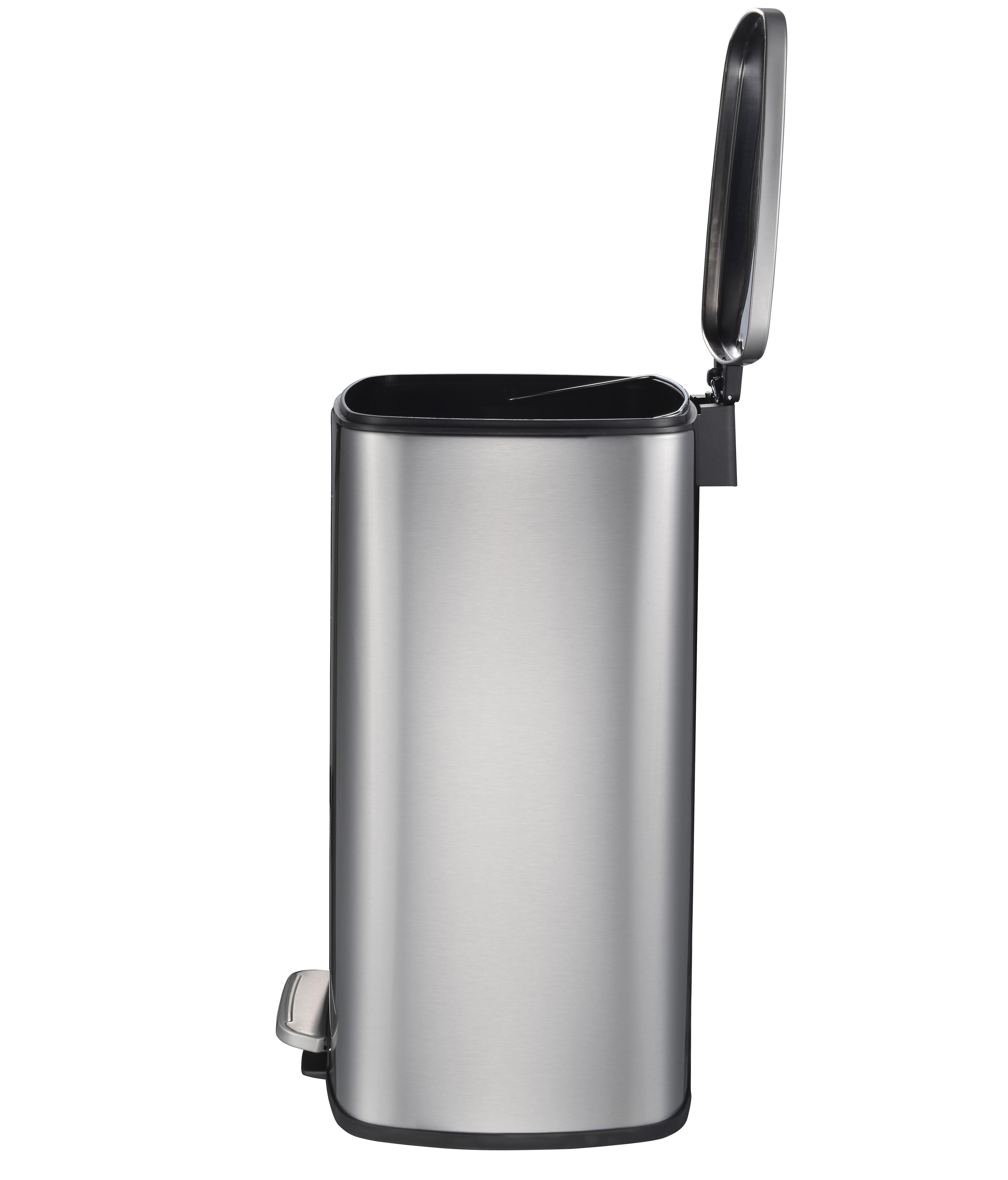 Pedal de pie cuadrado de acero inoxidable de acero inoxidable de acero de acero inoxidable de 30L