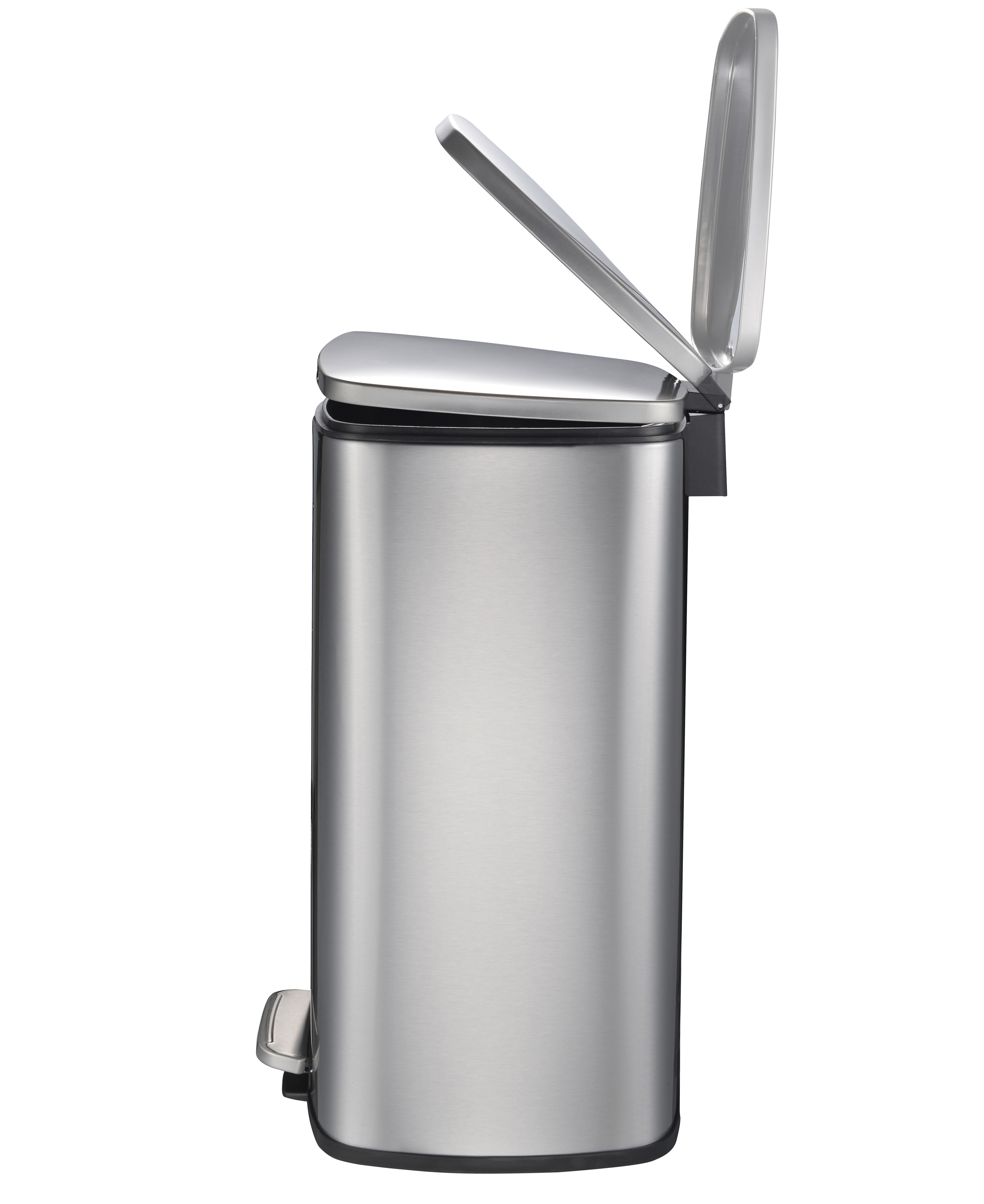 Pedal de pie cuadrado de acero inoxidable de acero inoxidable de acero de acero inoxidable de 30L