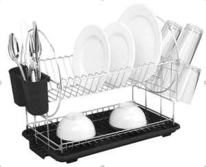 Estante de vender plato de fábrica estante de secado para platos sobre el fregadero de la rejilla de secado