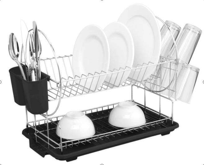 Estante de vender plato de fábrica estante de secado para platos sobre el fregadero de la rejilla de secado