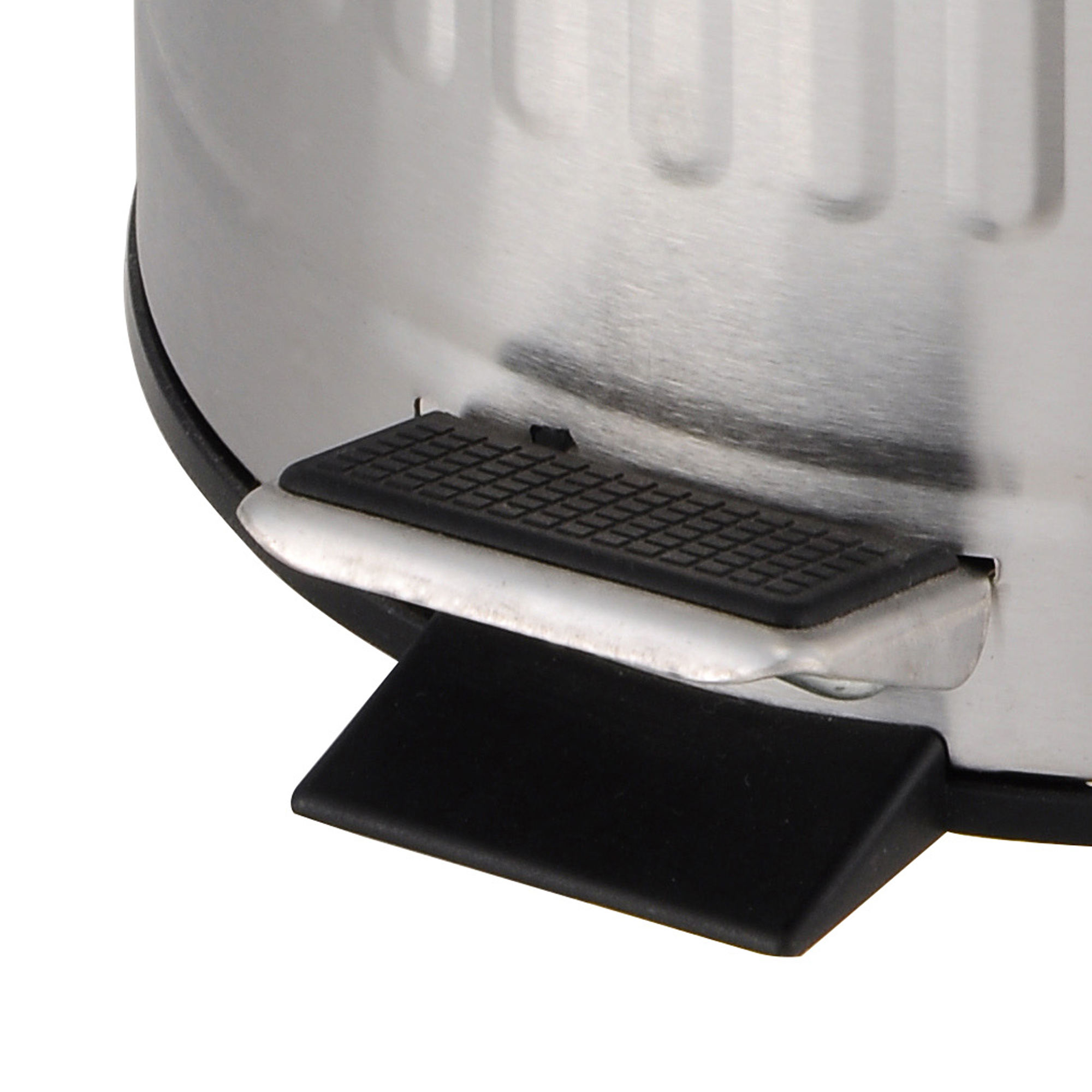 Vender un buen tipo de nuevo tipo garantizado Bin de pedal de pie redondo de desecho redondo con pedal con cubo de plástico interno