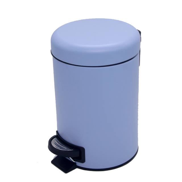 3L/5L/12L/20L/30L ESTELISO PODENTE EN POLVO RED REDED Soft Metal Pedal Bin Bin Bin Bin Trash para cocina y baño