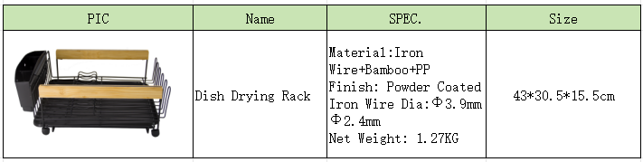 Estante para secar platos 