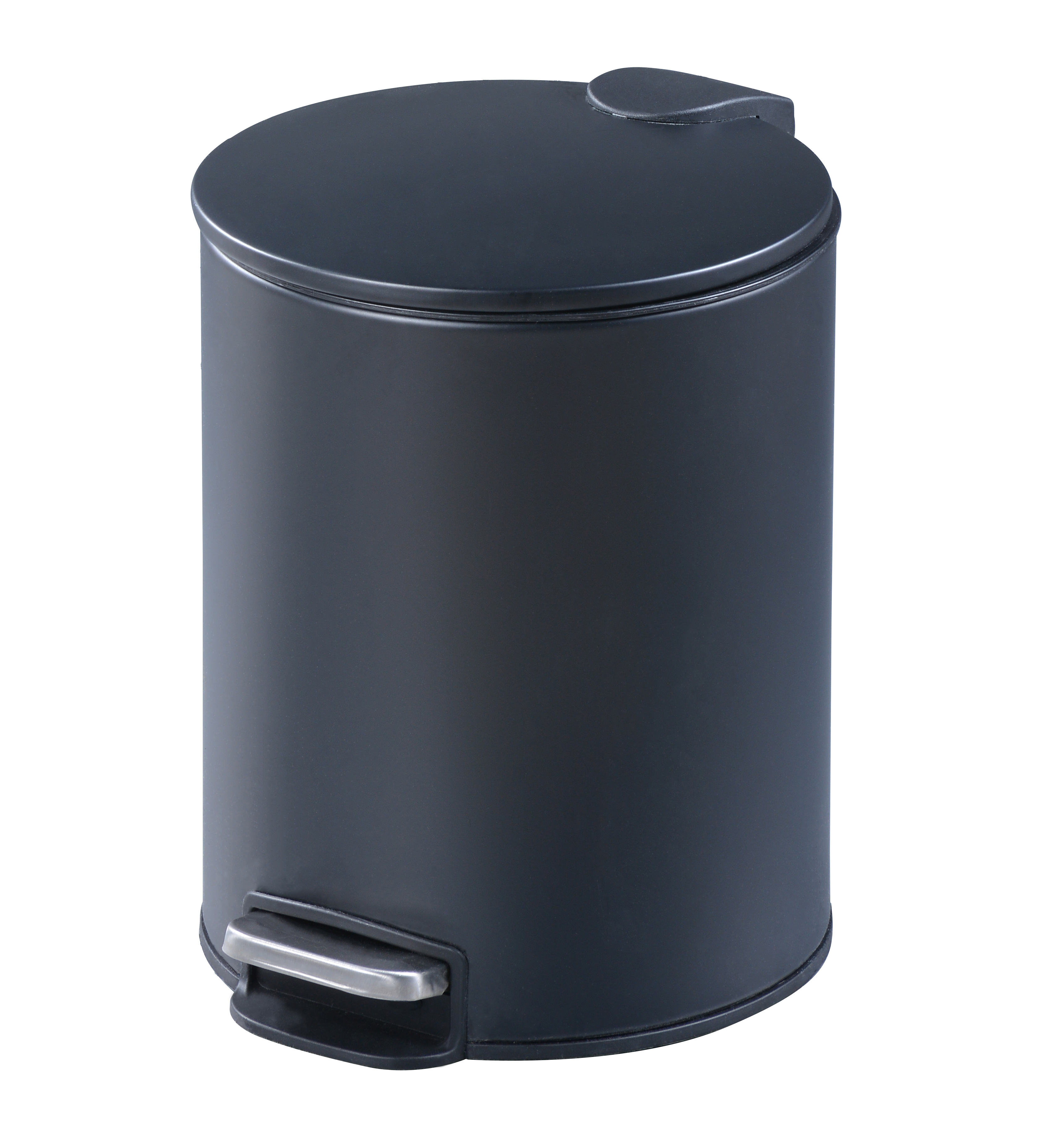 Basura de acero inoxidable basura en el contenedor de residuos operados por el pie