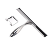 Limpiador de vidrio de ventana con 3M Hook Showegeee Precio de fábrica de acero inoxidable con cuchilla de goma reemplazable
