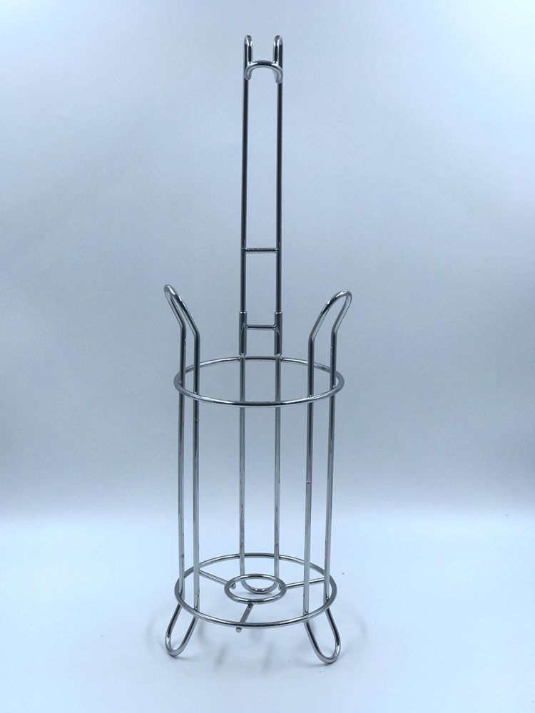 Dispensador de papel higiénico independiente Níquel cepillado Presente de soporte para el rollo del tejido del baño