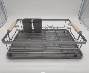 Mango de madera popular Venta caliente Venta de plato Soporte de platos para ahorrar para la cocina