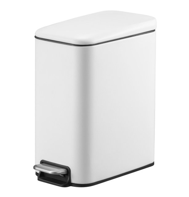 Batón de pedal de pasos de acero con cubo interno para el hogar