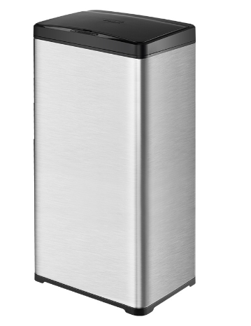 42L Big Capacidad Sensor de cocina Dustbin Touthless Acero inoxidable Hotel Bin basura de basura Automática Sensor inteligente Bin de desechos de residuos