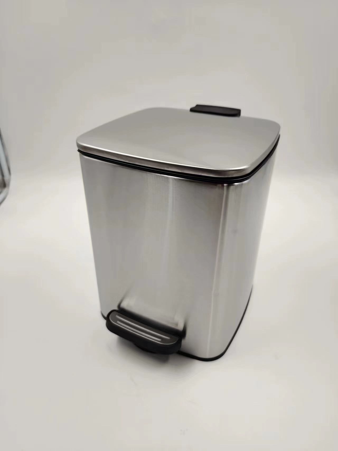 Desechos de desechos del hotel Bin Bin Kitchen Metal Square Trash