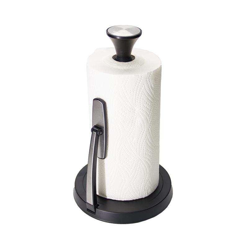 Toalla de papel de papel de acero negro de peso negro de peso pesado