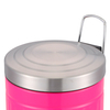 Color rosa rosa precio adecuado de alta calidad duradera usando bajo precio nuevo diseño de residuos redondos bin con pedal
