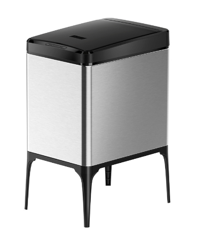 22L Sensor de piernas altas en la pierna Dustuble suave al mando de acero inoxidable Hotel Bin basura de basura automática sensor de desecho de sensor inteligente Bin