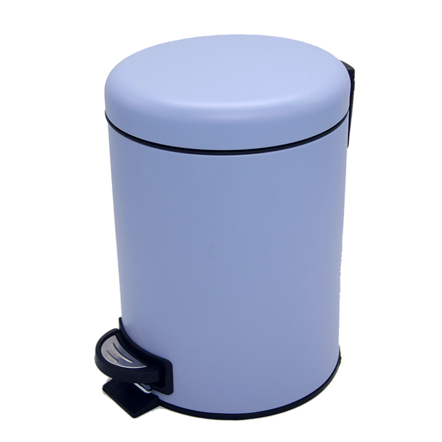 3L/5L/12L/20L/30L ESTELISO PODENTE EN POLVO RED REDED Soft Metal Pedal Bin Bin Bin Bin Trash para cocina y baño