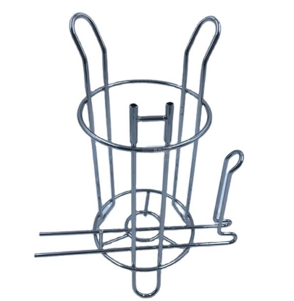 Dispensador de papel higiénico independiente Níquel cepillado Presente de soporte para el rollo del tejido del baño