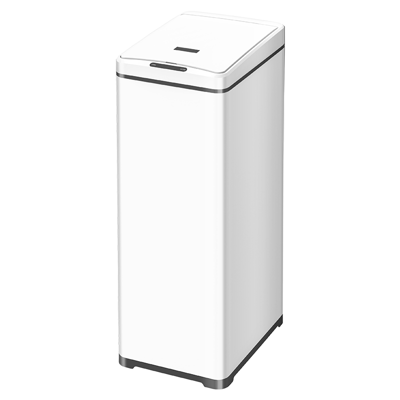 50L Big Capacidad Sensor de cocina Estrecho Estrecho Tabon Dustbin Touthless Acero inoxidable Bin basura de basura automática Bin de desechos inteligentes