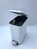 Batón de pedal de pasos de acero con cubo interno para el hogar