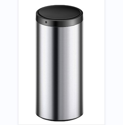 42L Cocina sin tuthess Sensor de gran capacidad Dustbin de acero inoxidable Hotel Bin basura de basura Automática Sensor de desecho de sensor inteligente Bin