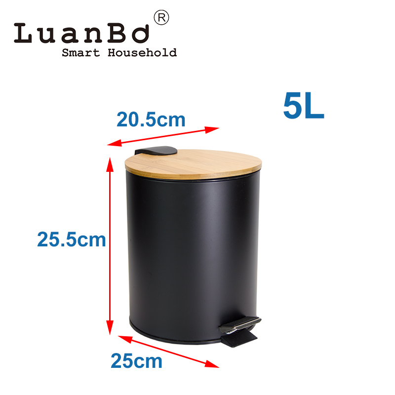 botes de basura escalonados, bote de basura 