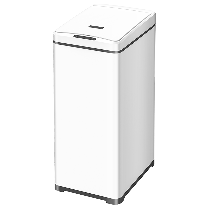 42L Capacidad Sensor de cocina estrecho delgado Estado de polvo Dustbin Touthless S acero inoxidable Bin basura automática Bin de desechos inteligentes