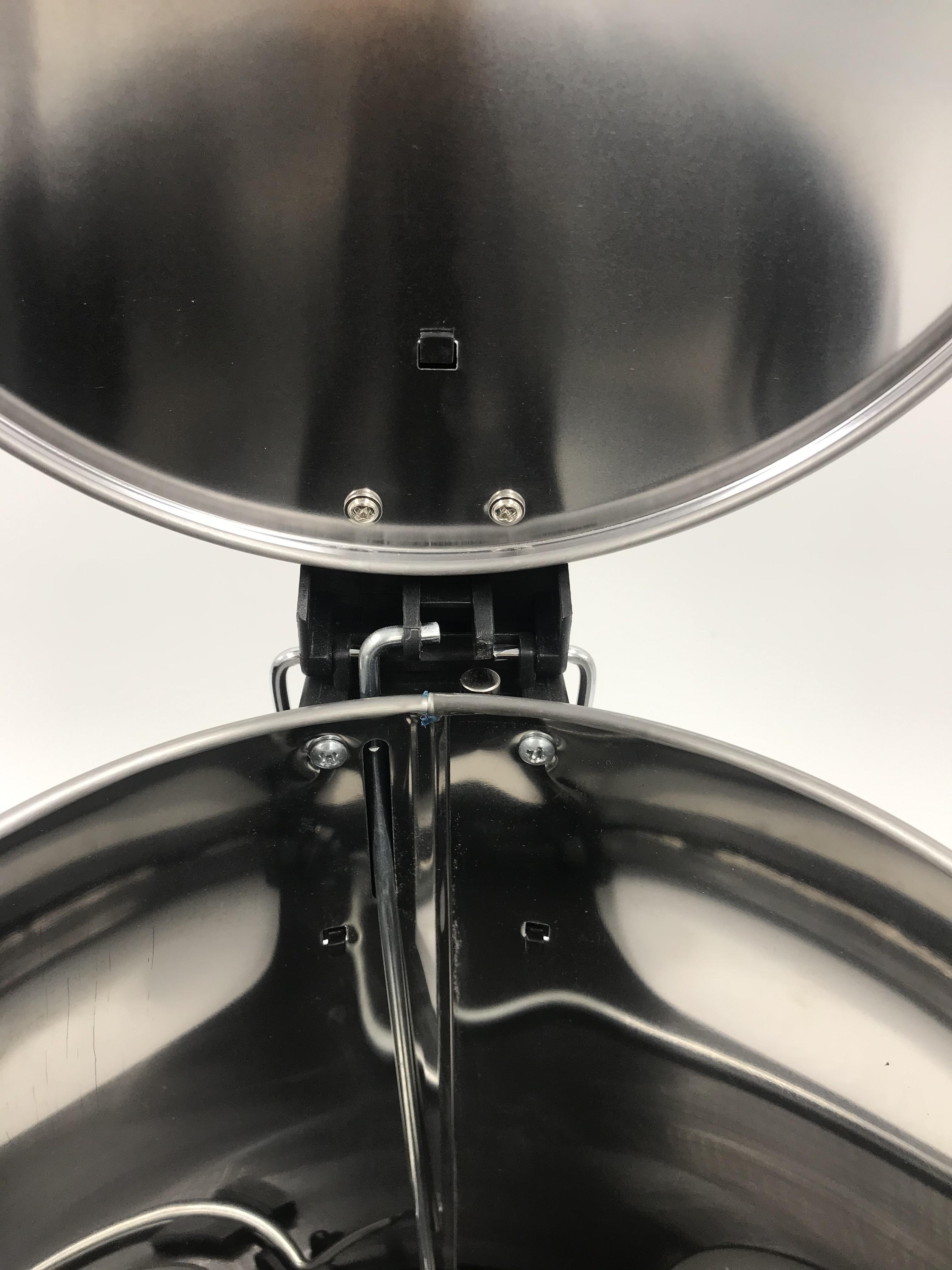 Especial elegante con tiburón de basura de basura de tiburón de polvo de basura con tiburón de metal