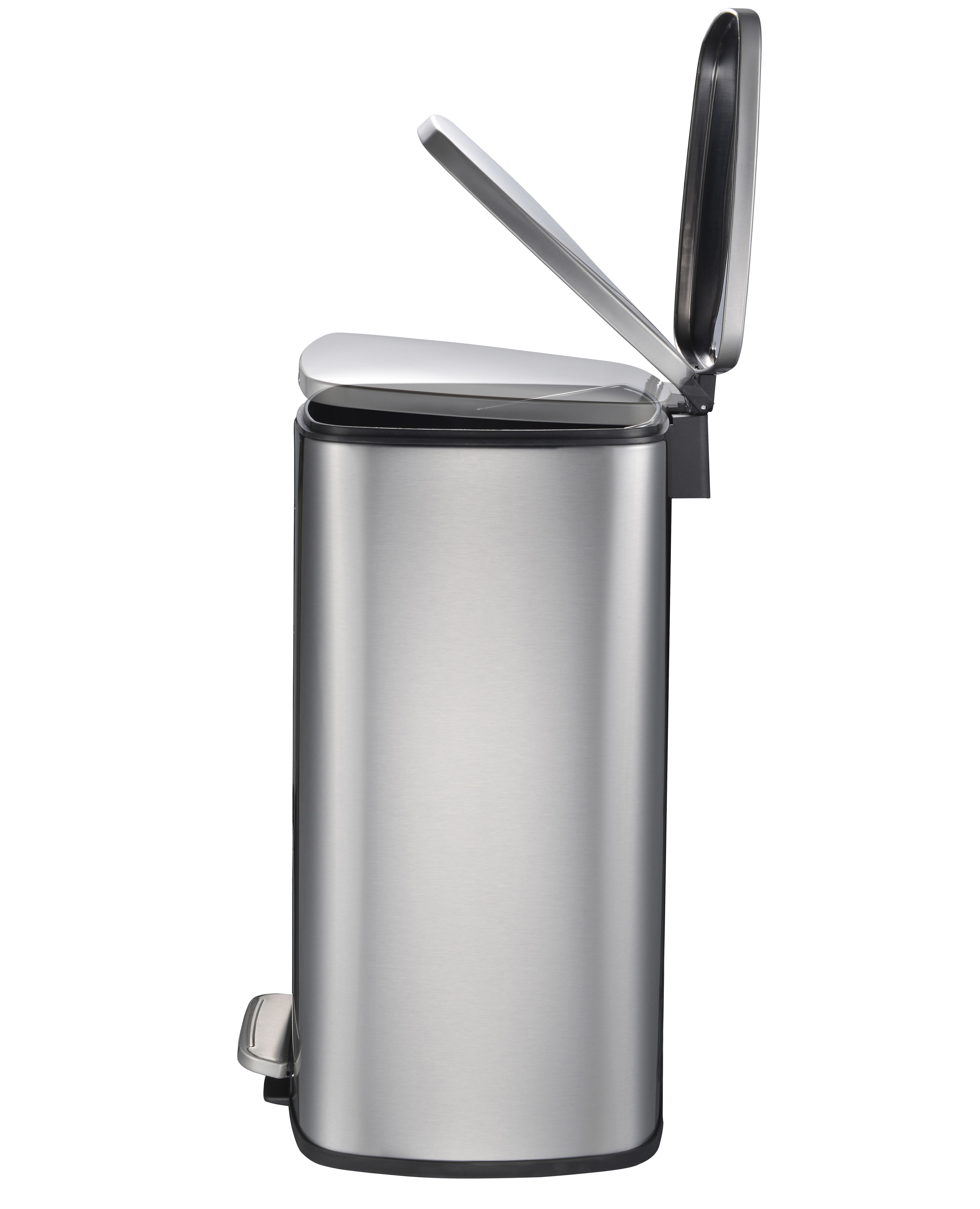 Pedal de pie cuadrado de metal con recubrimiento con recubrimiento de pólvora de gran gran capacidad de 30L