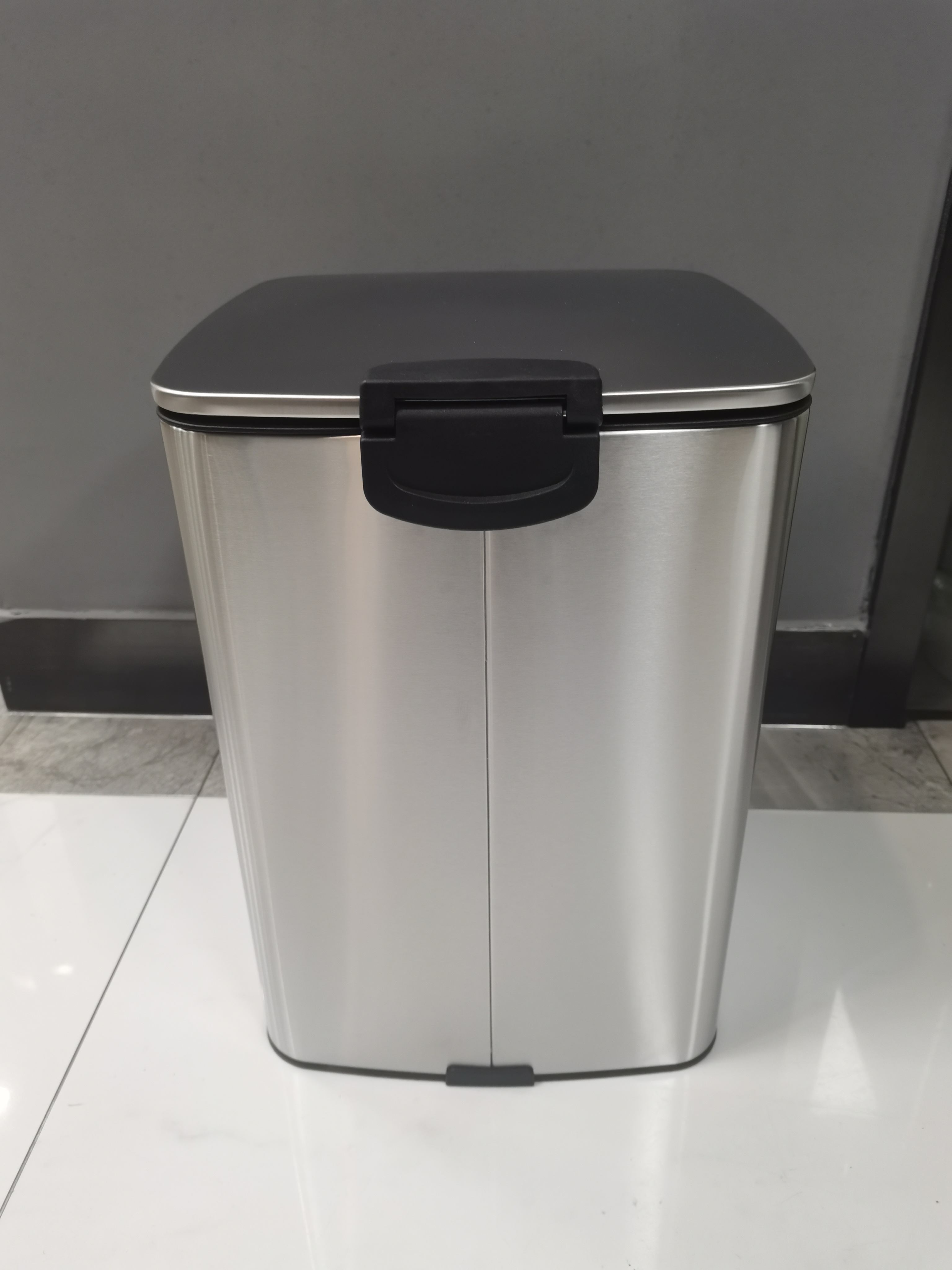 Desechos de desechos del hotel Bin Bin Kitchen Metal Square Trash